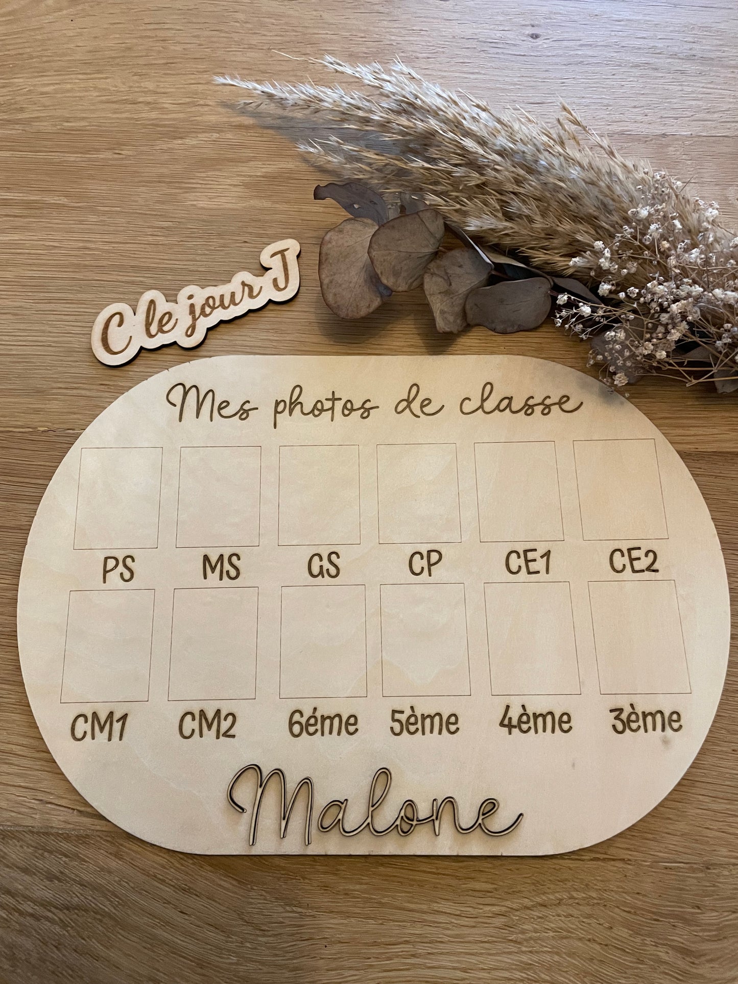 Panneau « mes photos de classe »