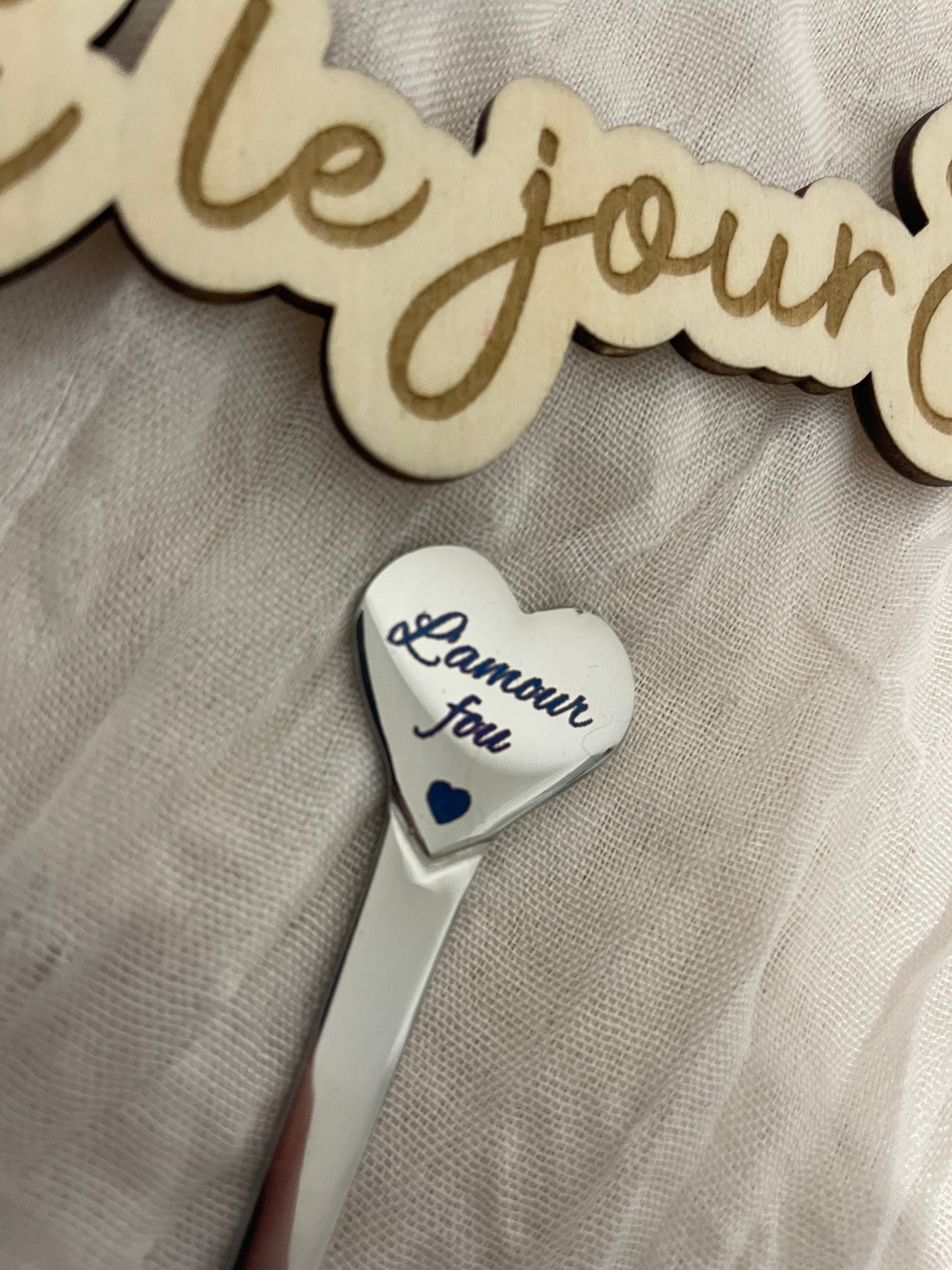 Petite cuillère « L’amour fou »