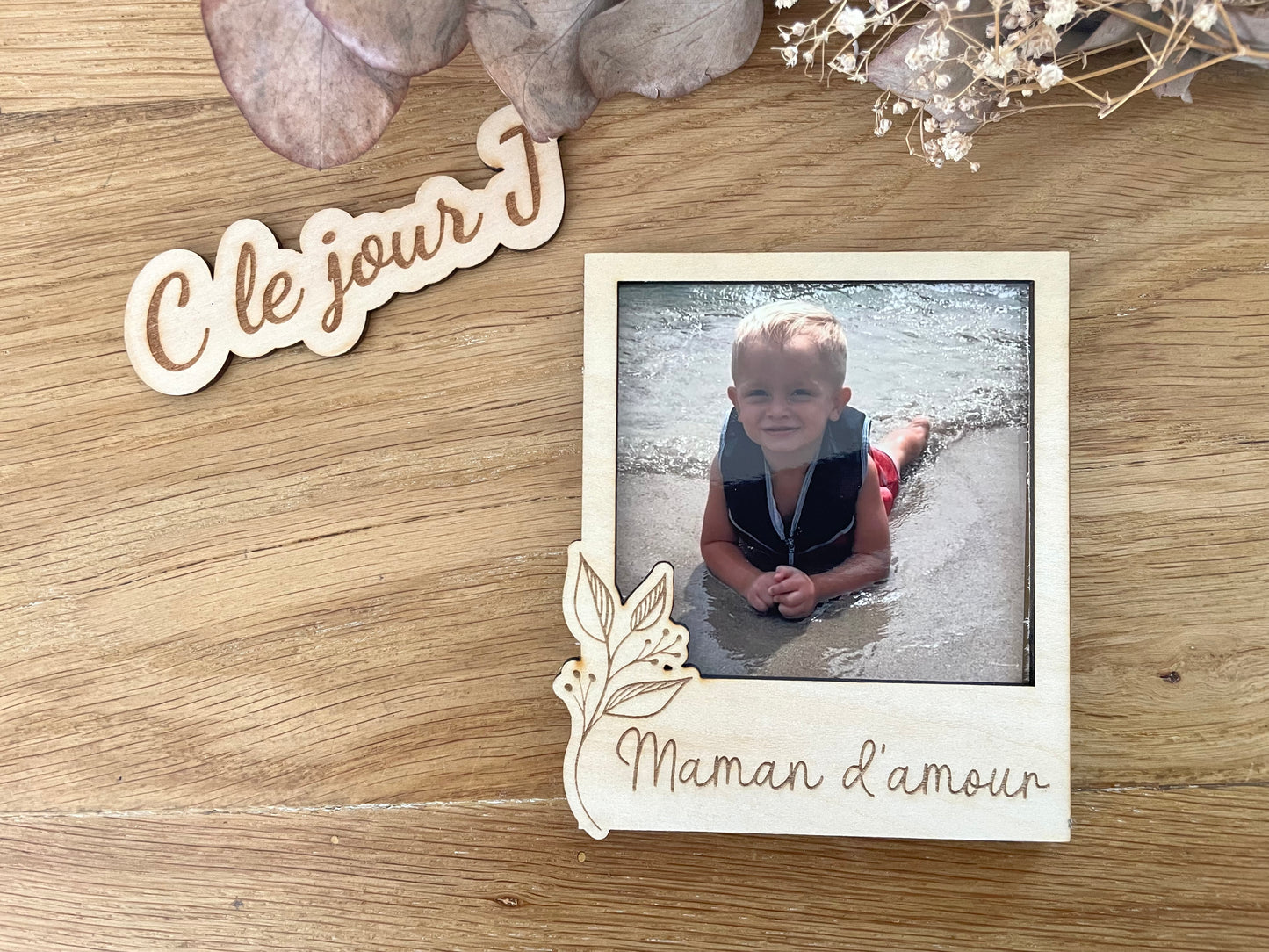 Cadre aimanté « maman d’amour »