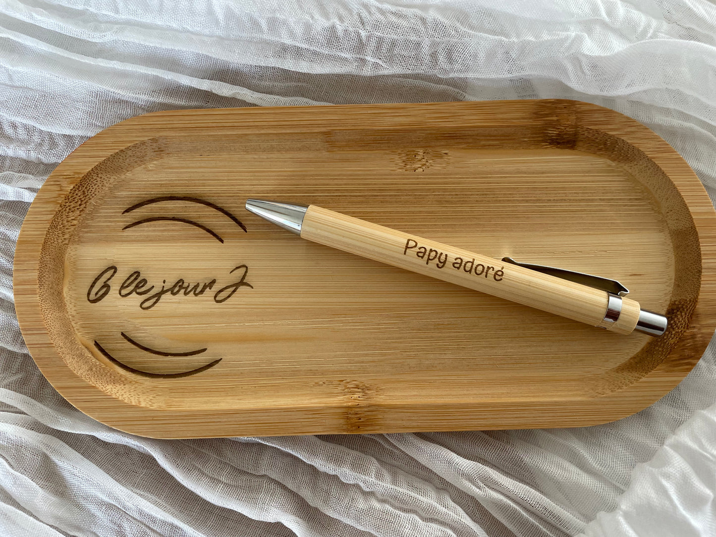 Stylo bois « papy adoré »