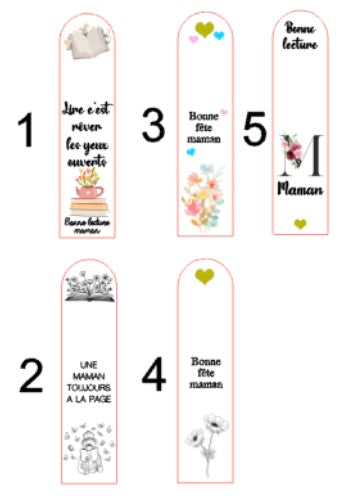 Marque page maman