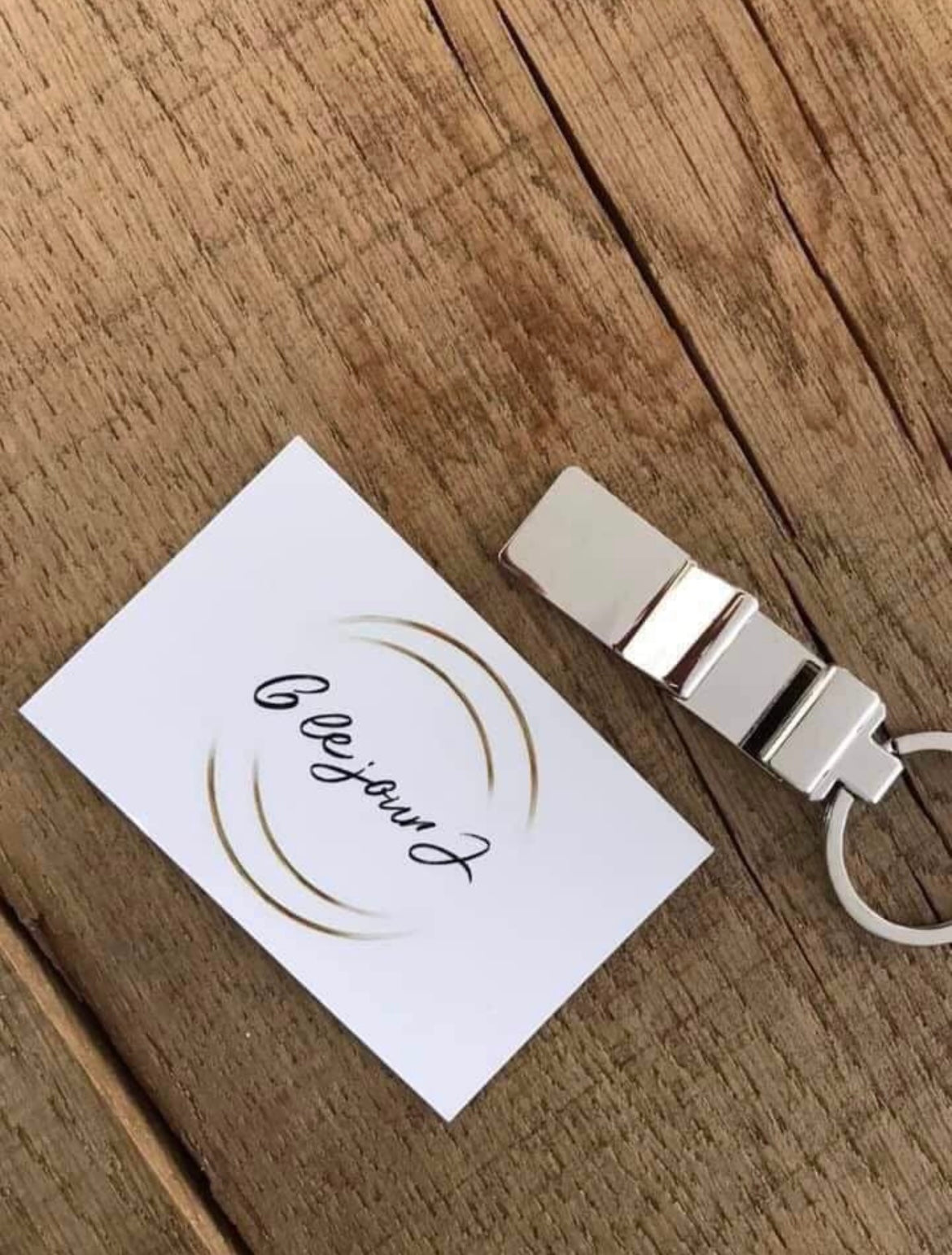 Porte clé décapsuleur « papa »