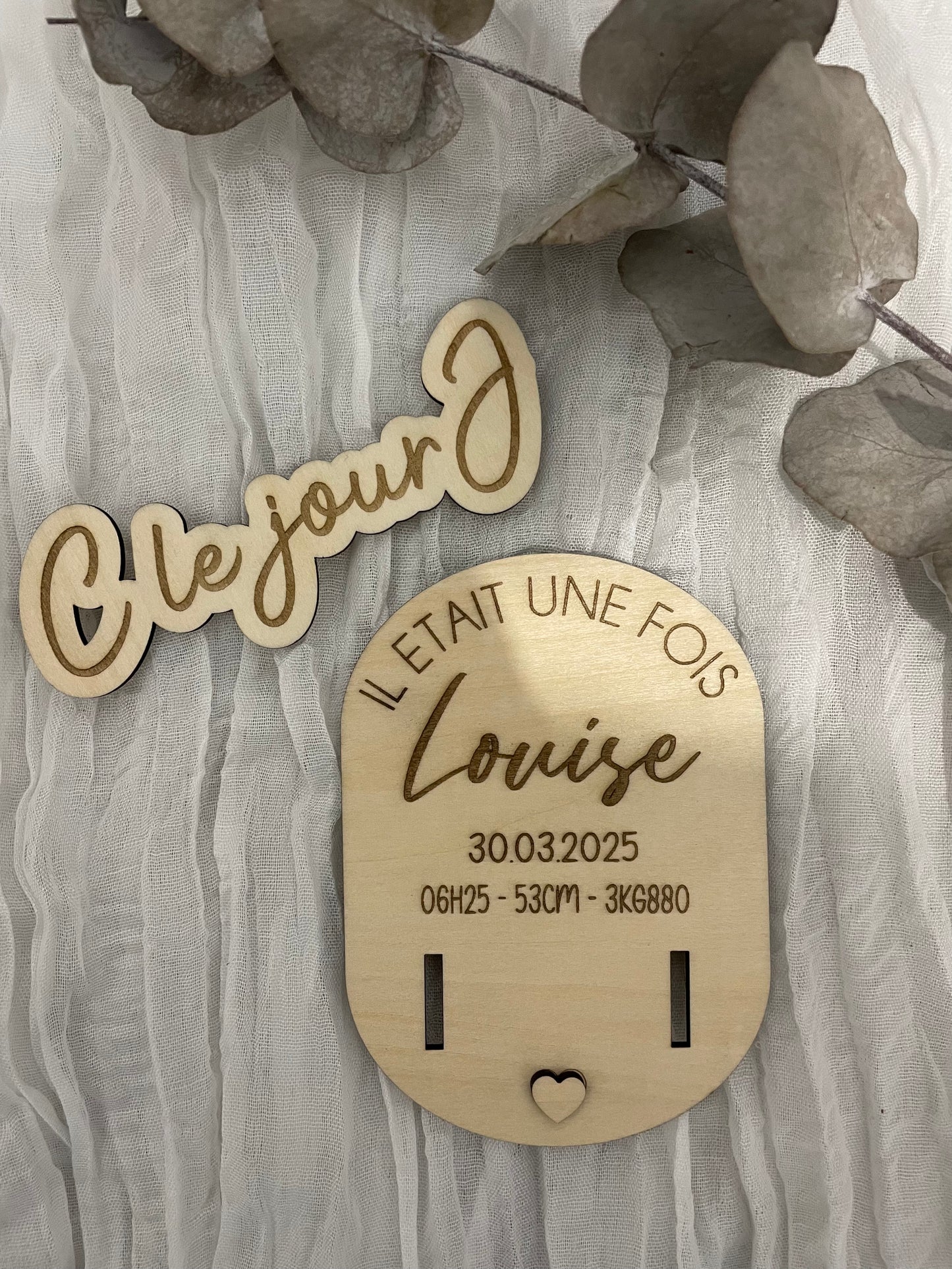 Plaque bracelet «Il était une fois .. »