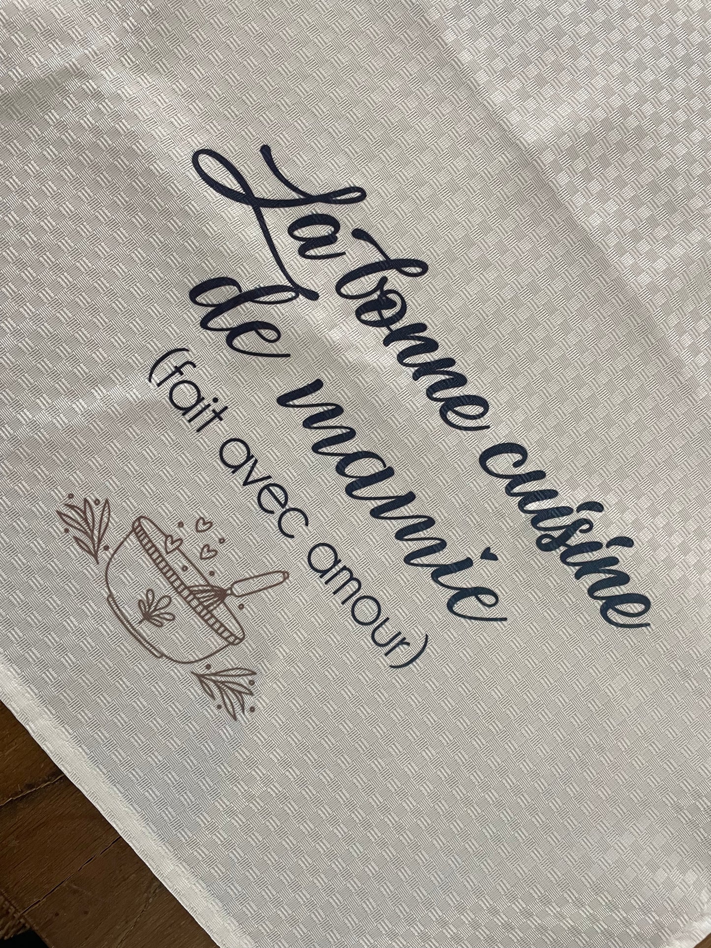 Torchon personnalisé