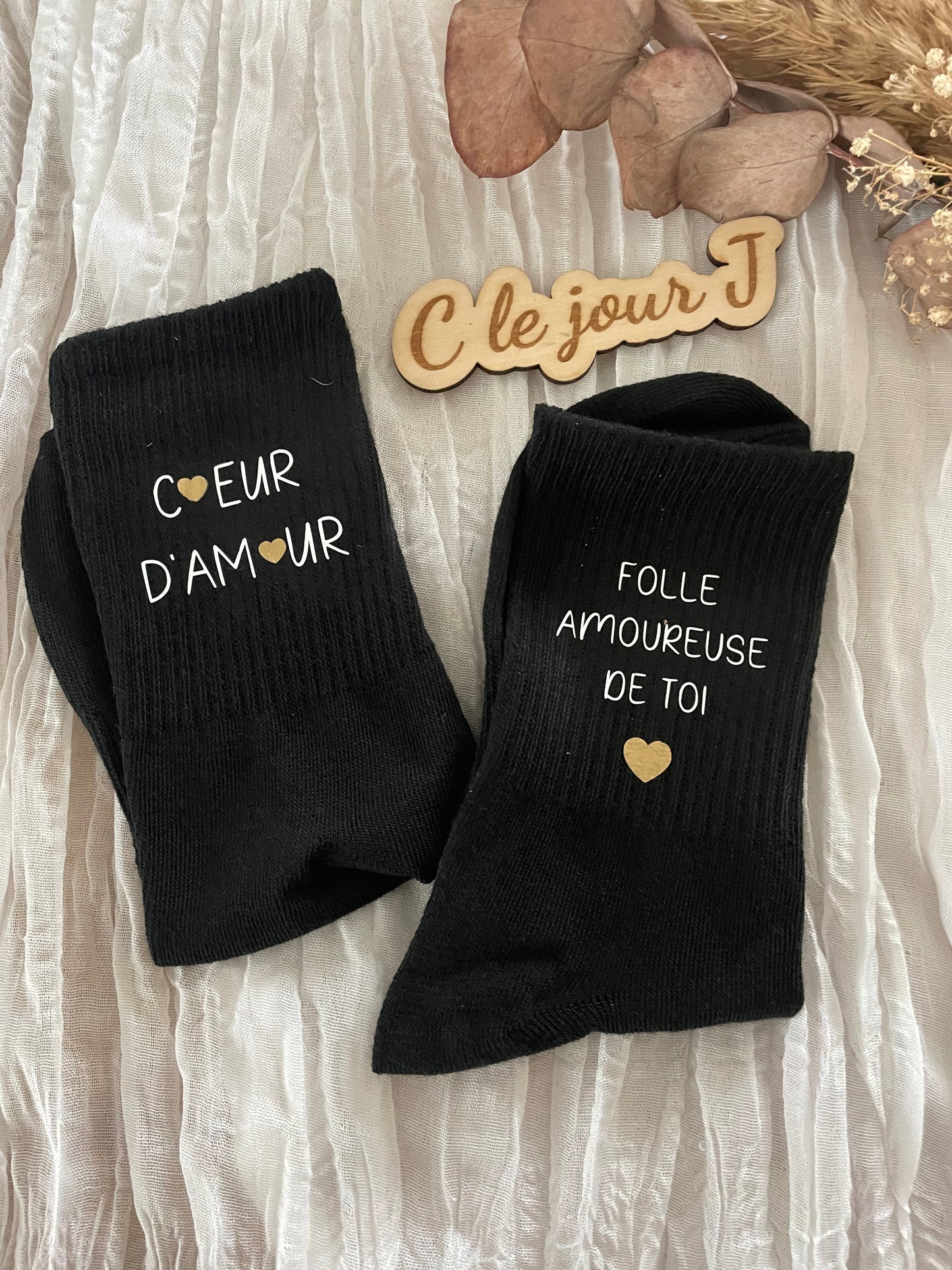 Chaussette cœur