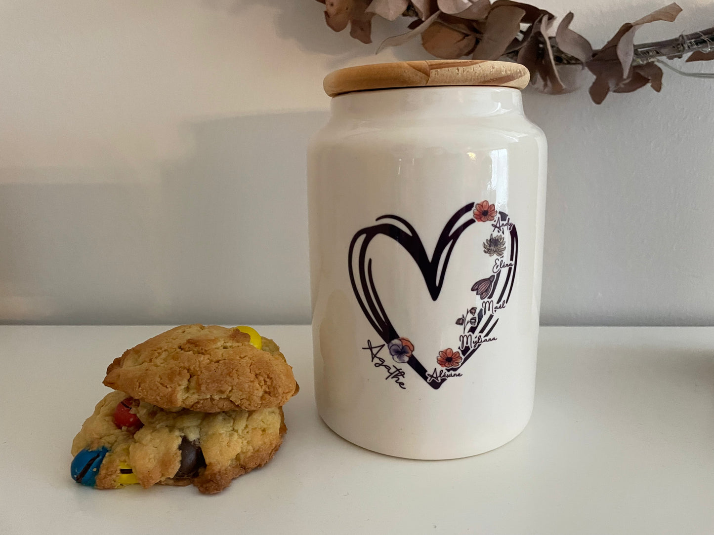 Pot gourmandises « fleurs de naissance «