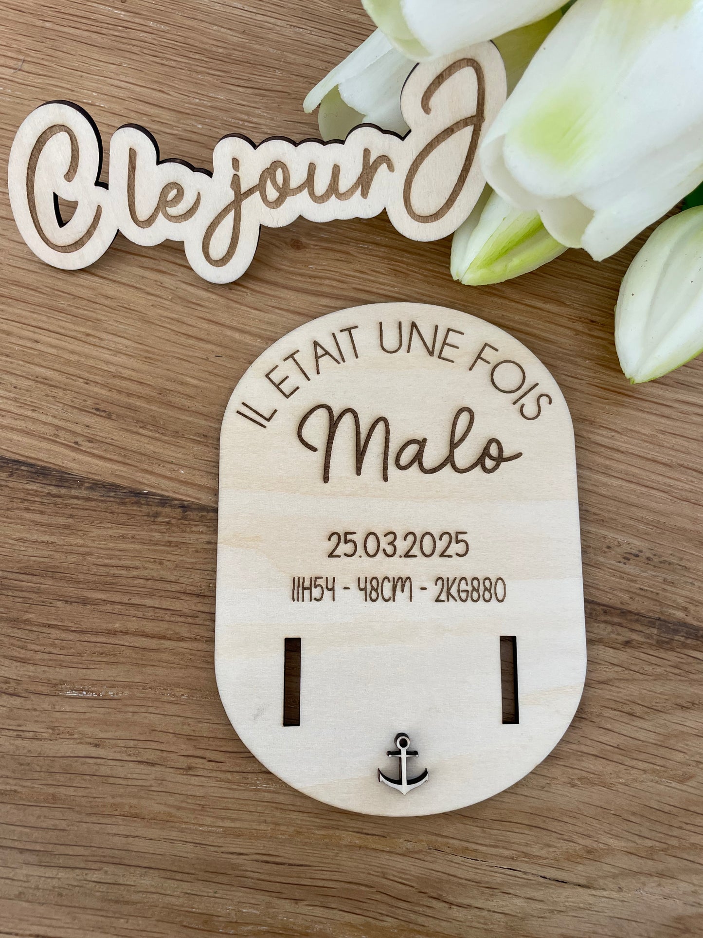 Plaque bracelet «Il était une fois .. »