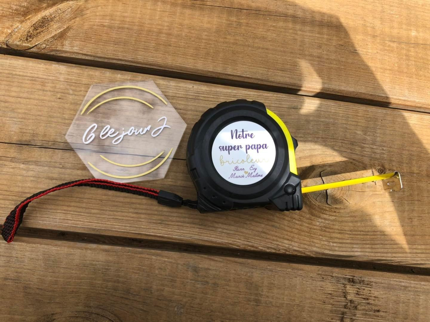 Mètre ruban « notre papa »