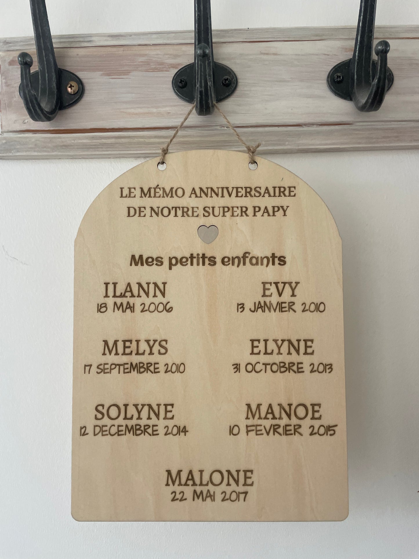 Mémo anniversaire