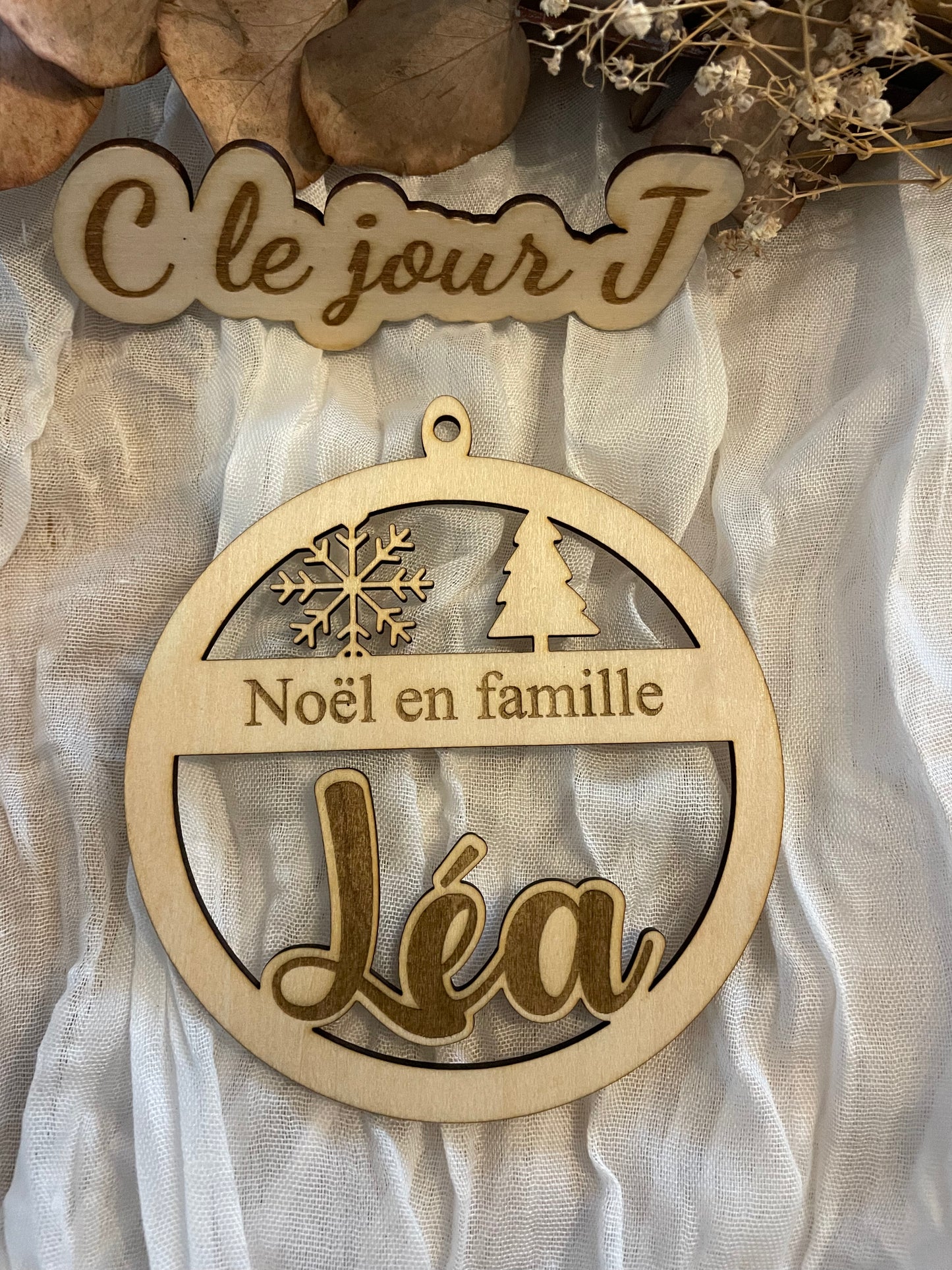 Boule de Noël « Noël en famille »