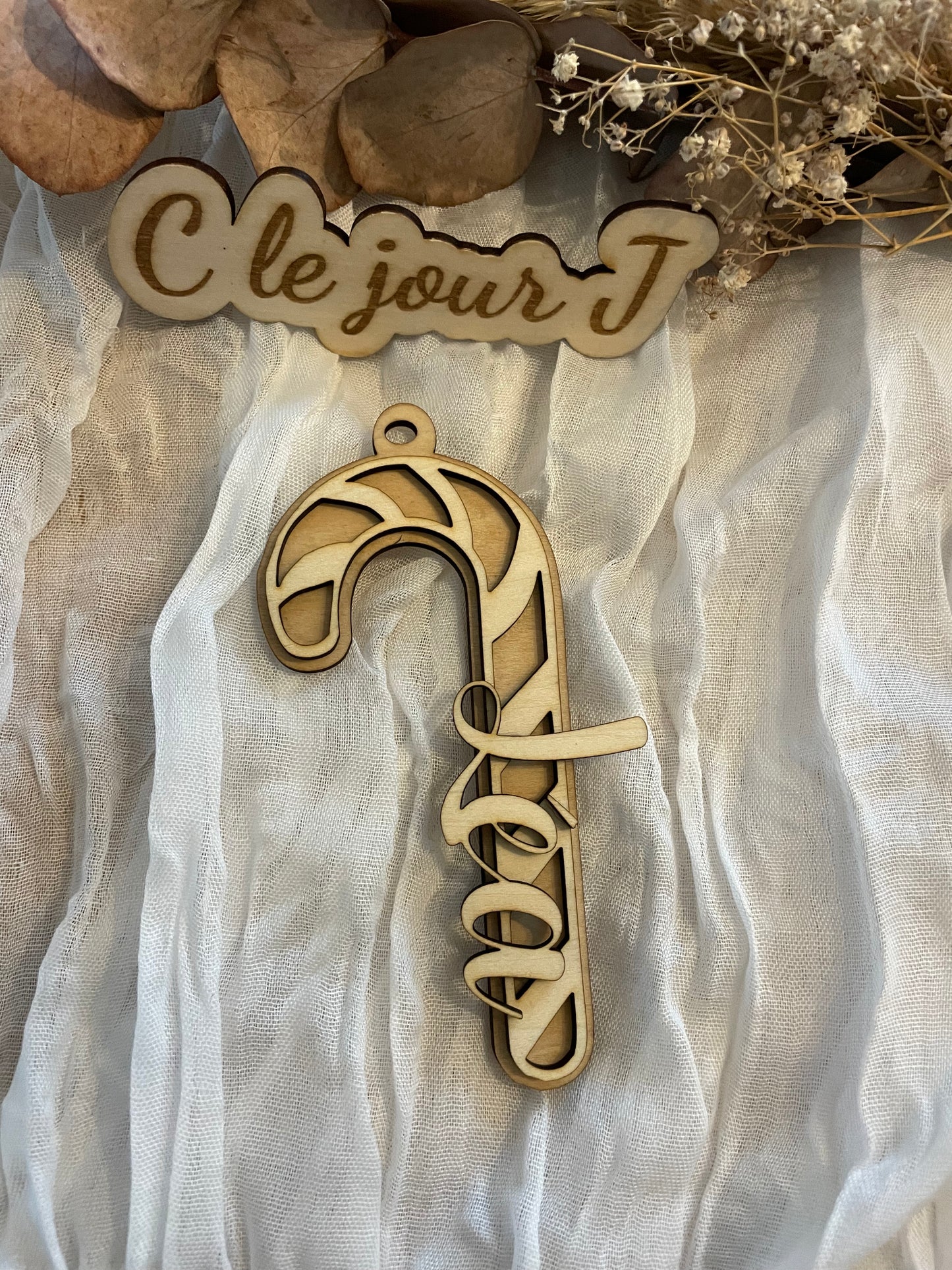 Boule de Noël « sucre d’orge »