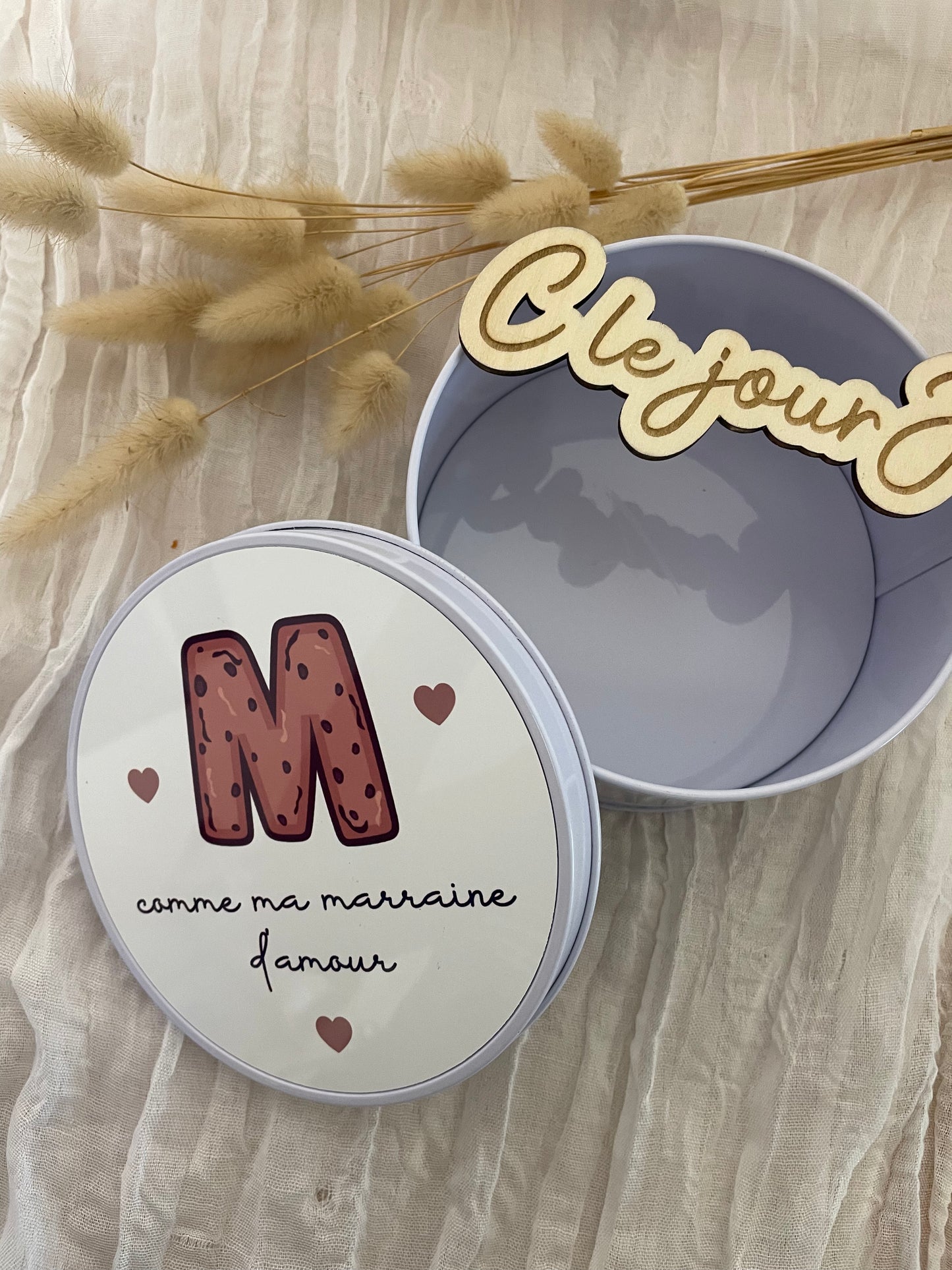 Boîte biscuit « M comme … »