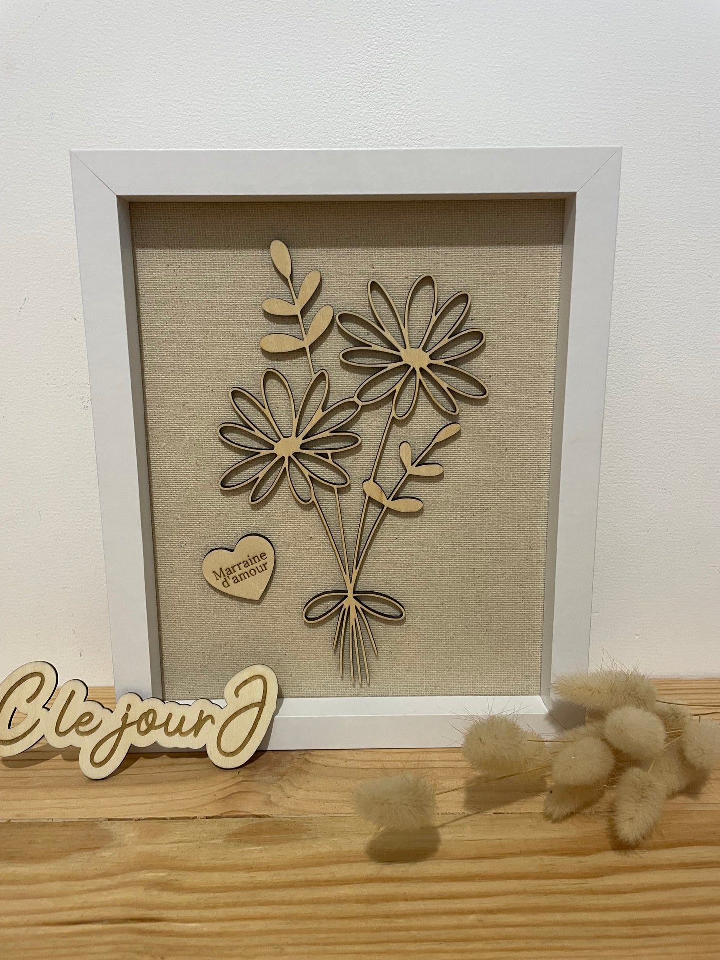 Cadre bouquet de fleurs