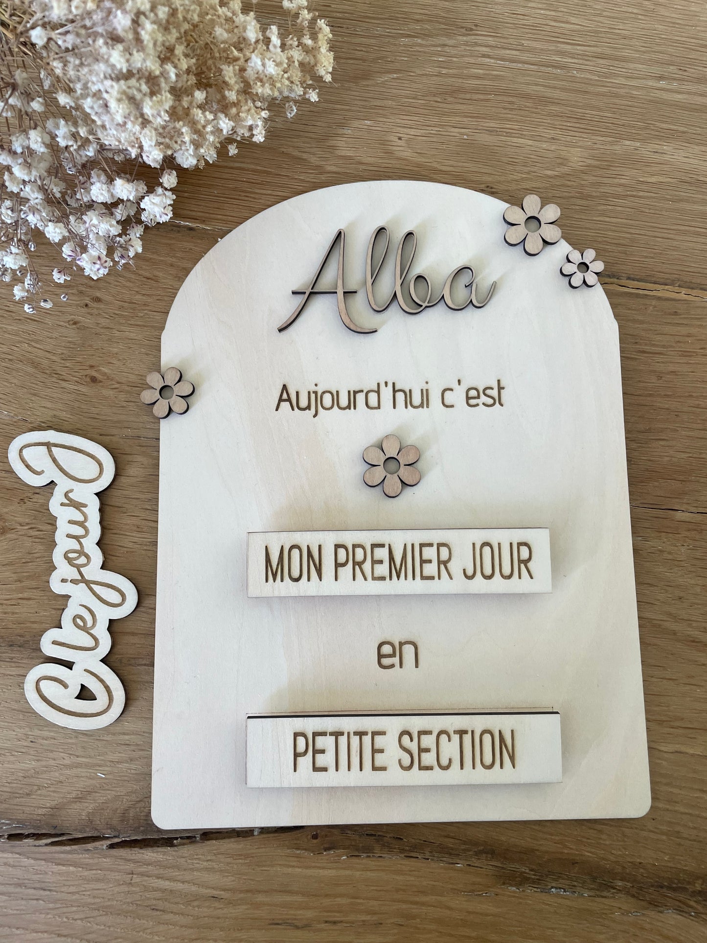 Panneau photo rentrée scolaire