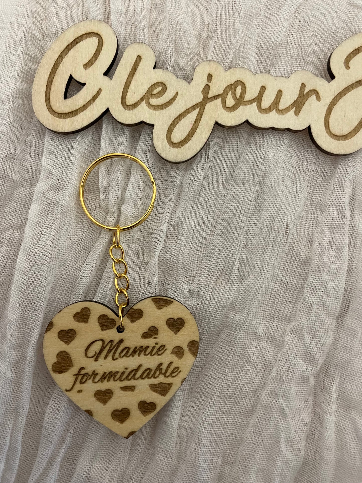 Porte clé « mamie formidable »