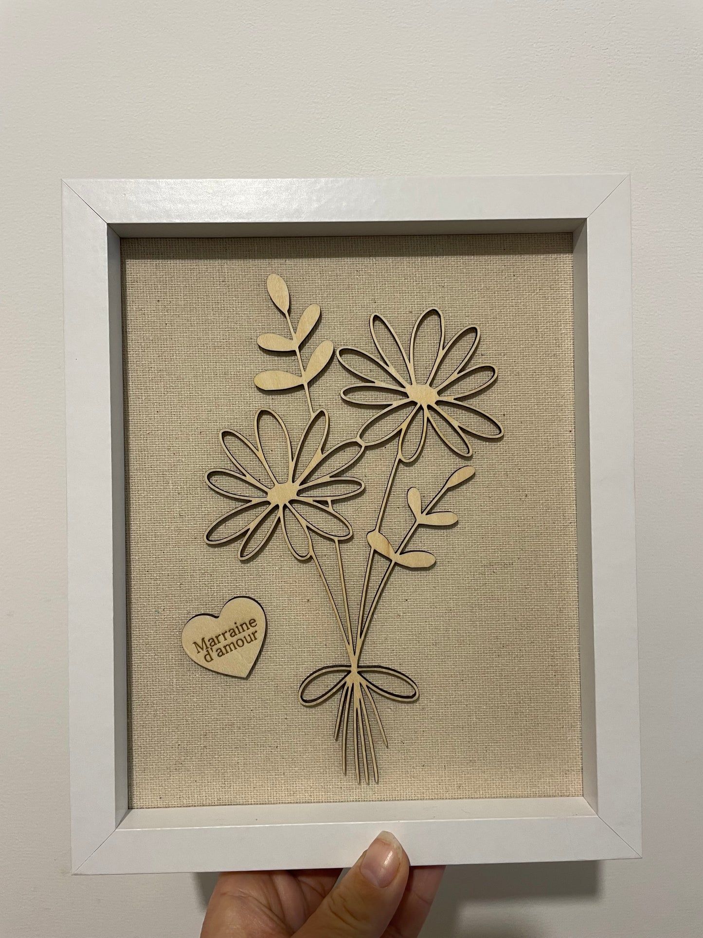 Cadre bouquet de fleurs