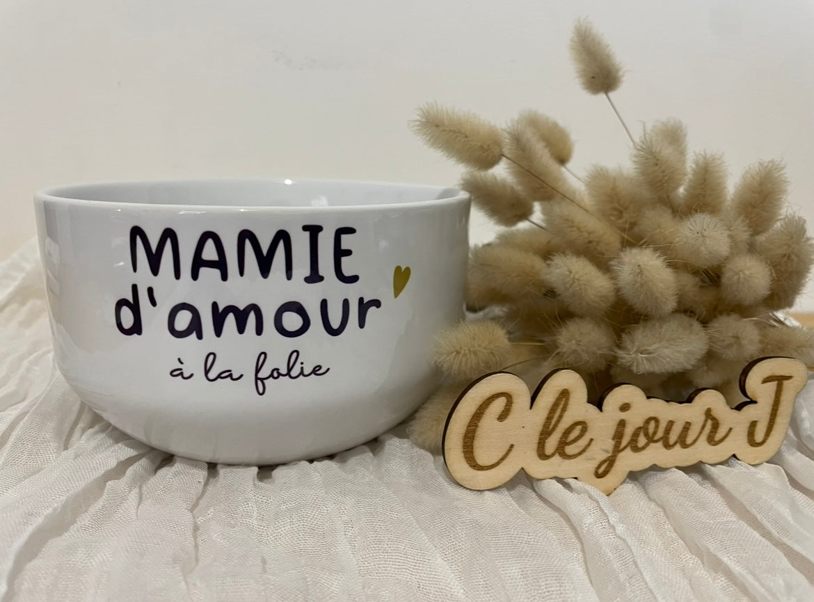 Bol « mamie d’amour … à la folie »