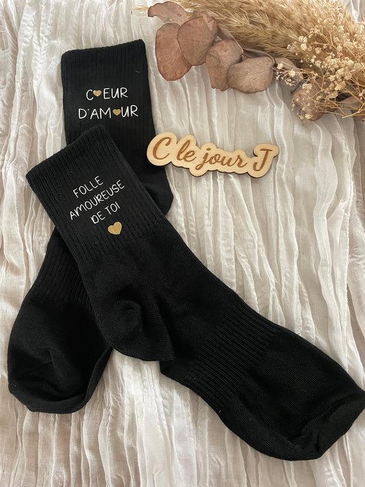 Chaussette cœur