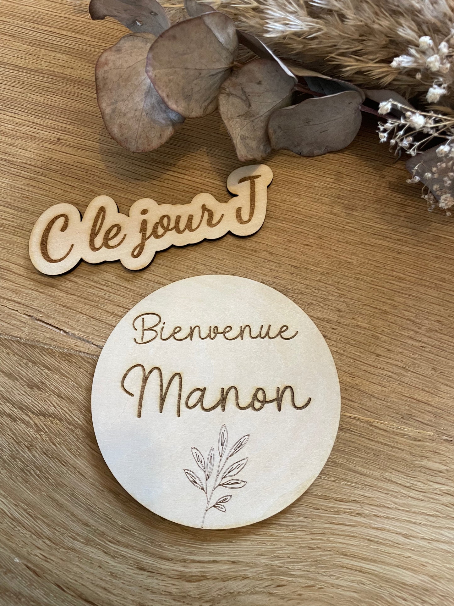 Cercle naissance «feuille »