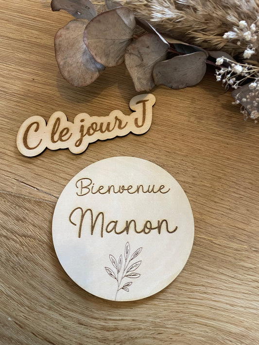 Cercle naissance «feuille »