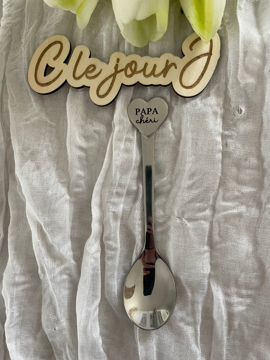 Petite cuillère « papa chéri »