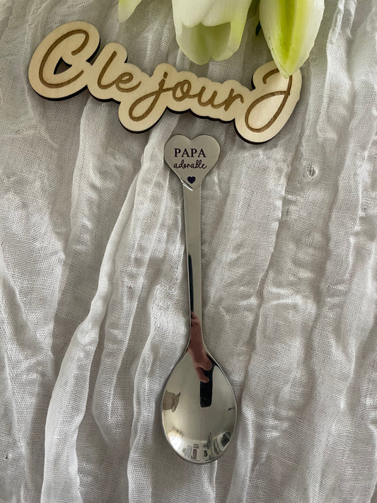 Petit cuillère « papa adorable »