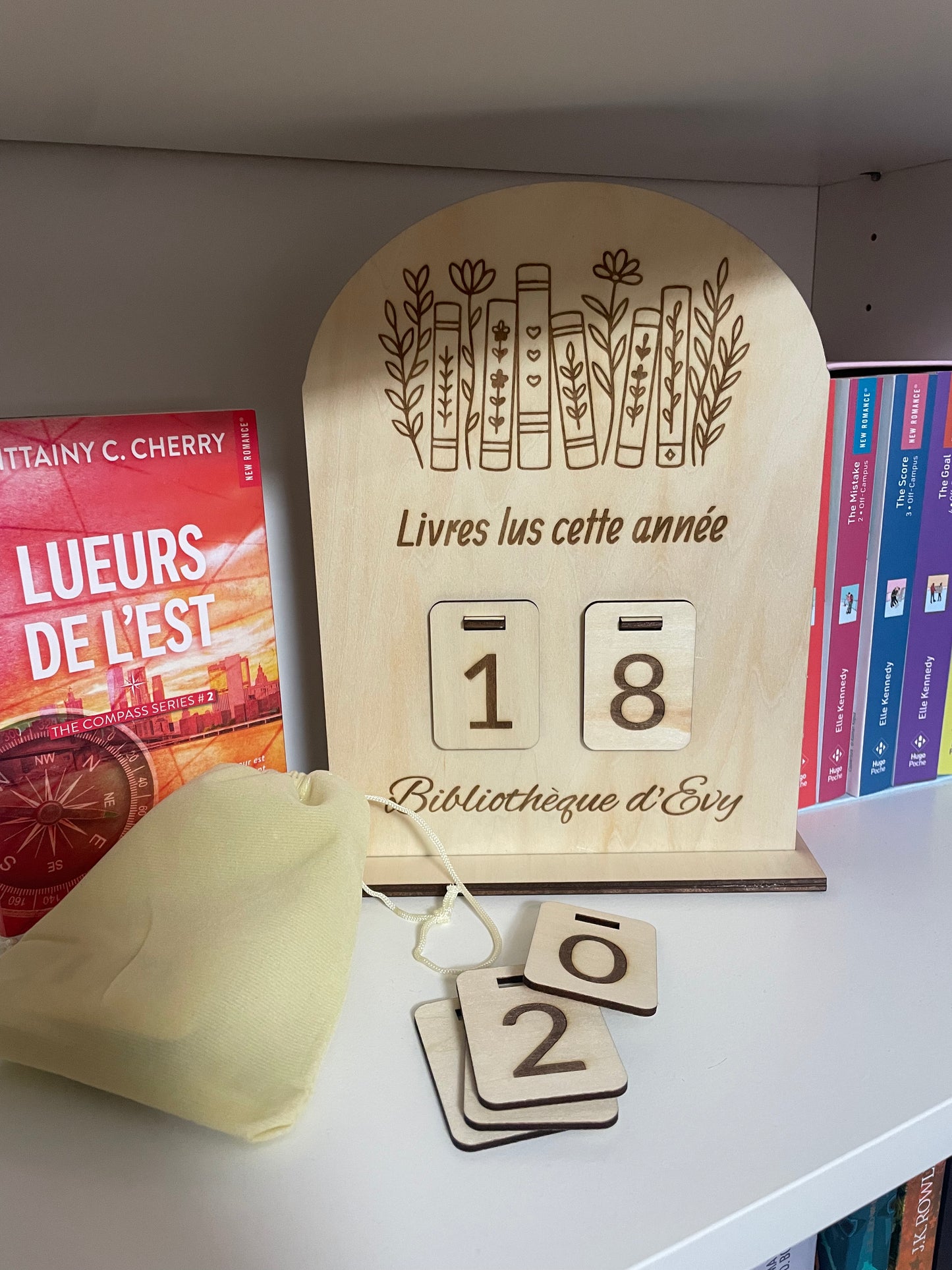 Panneau décompte lecture