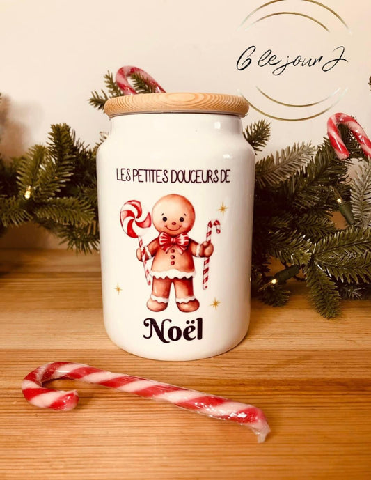 Pot à gourmandises « bonhomme pain d’épices »