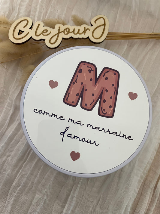 Boîte biscuit « M comme … »