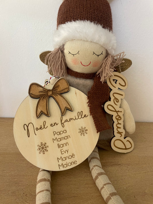 Boule de Noël « famille »