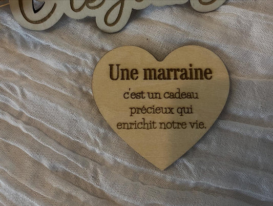 Magnet « une marraine « 